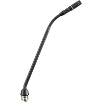 Shure MX410 10" Gooseneck Mic with Supercardioid Capsule, No Preamp, and Red LED Ring on Top (Black)