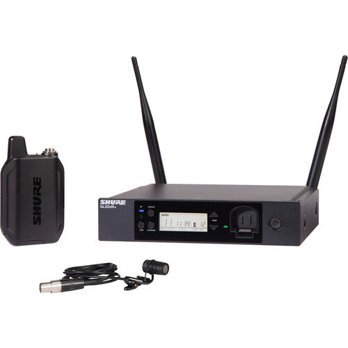 Shure GLXD14R+ Dual-Band Cardioid Wireless Presenter Rack System (Z3: 2.4, 5.8 GHz)