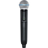 Shure GLXD24+ Dual-Band Wireless Vocal System with BETA 58A Microphone (Z3: 2.4, 5.8 GHz)