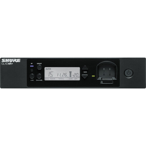 Shure GLXD24R+ Dual-Band Wireless Vocal Rack System with BETA 87A Microphone (Z3: 2.4, 5.8 GHz)