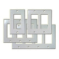 Dynacom 10600-PD2-WH Wall Plate, Decor Wall Plate Dual-Gang, White