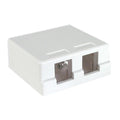 Dynacom 10600SB2WH 2-Port Surface Box, White