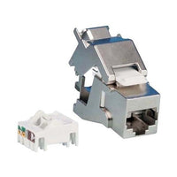Dynacom 10606AS CAT6a Tool-Less Data Jack for FTP, Shielded