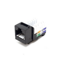 Dynacom 10606K25-BK CAT6 Data Kwik Jack, 25-Pack, Black