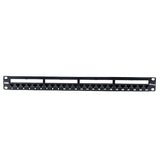 Dynacom 2012-24C6A CAT6A 24-Port Patch Panel, 1RU