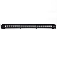 Dynacom 2013-24FP Blank Patch Panel, HD Blank PP 24-Port 1Ru Plastic Face