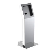 Pedestal Pro 174KIO-PPRO-01-304 53" Stainless Kiosk - ButterflyMX 11.6" Recessed Video Intercom