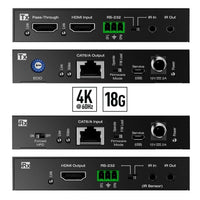 Key Digital KD-X444LP HDMI over CAT6 Extender Set 70m