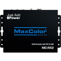 Just Add Power MC-RX2 MaxColor Series 4K60 Decoder with KVM ARC and Fiber
