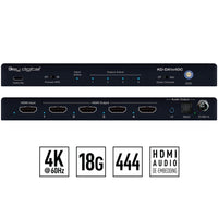 Key Digital KD-DA1X4DC 1x4 4K 18G HDMI Distribution Amplifier