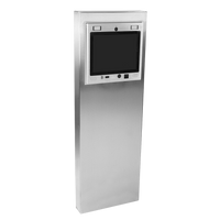 Pedestal Pro 184TOW-MVI-002-304 54" Stainless Pedestal - KeyCom Bolt Flush