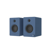 Victrola VPS-400-BLU Tempo Bluetooth Bookshelf Speakers, Blue