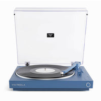 Victrola VPT-800-BLU Automatic Bluetooth Turntable, Matte Blue