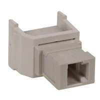 Hubbell SFMTRJ Keystone Adapter, MT-RJ Feed, Single Mode/Multi Mode, Office White