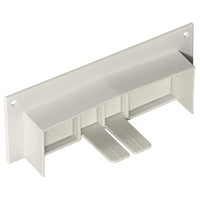 Hubbell PB3SPCA BaseTrak Series Non-Metallic Raceway, 2/3 Channel Surface Panel Connector