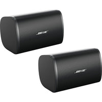 Bose Professional 829682-0120 DesignMax DM6SE Surface-Mount 2-Way Coaxial Loudspeakers, 125W, Pair, Black