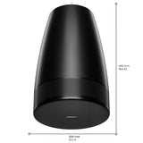 Bose Professional 892117-0100 DesignMax Luna DML88P Pendant Loudspeaker 12.1 x 19.4 in Extended-Range, Black