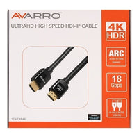 AVARRO 1E-HDMI4K50 4K60 HDMI High Speed Cable with Ethernet, 50'