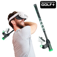 DriVR Elite Mini -  Adjustable VR Weighted Golf Club Handle Accessory - Compatible with Quest 2, 3/3s, and Pro - For GOLF+