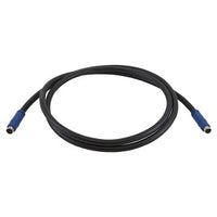 Hubbell VGA6P35BK 8-Pin Patch Cord, Plenum, AV, 35', Black