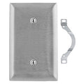 Hubbell SS14 1-Gang Blank Stainless Steel Wall Plate
