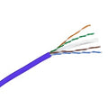 Hubbell HC6RRP CAT6 NEXTSPEED Cable, Riser, Sweep Tested to 550 MHz, 1000' REELEX Box, Purple