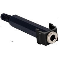 Hubbell SF14SJBK Snap-Fit Keystone, 1/4" Stereo Jack, Black