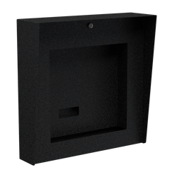 PEDESTAL PRO 2020HOU-BUT-01-CRS 20"x20" Mild Steel Housing, ButterflyMX 12" Recessed Video Intercom