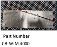 Cellgate CB-WIM-4000 WXL Mounting Plate for Wiegand Expansion Boards