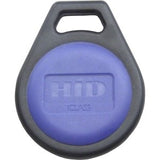 HID 2050HNNSN iCLASS Key II 205x 2K/2 Contactless Smart Key Fob, SIO, Programmed, Non-Matching Numbers, Black with Blue 