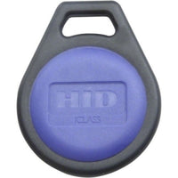 HID 2051PNNMN iCLASS Key II 205x 16K/2 Contactless Smart Key Fob, Programmed iCLASS, Matching iCLASS Numbers, Black