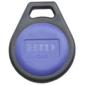 HID 2053PNNMN iCLASS Key II 205x 32K Contactless Smart Key Fob, Programmed, Matching Numbers, Black with Blue Insert