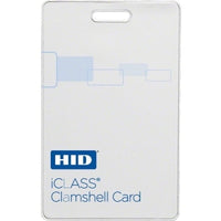 HID 2080PMSMV iCLASS 208x 2K/2 Clamshell Smart Card, Programmed, Matte Front, Logo Back, Matching Numbers, Vertical Slot