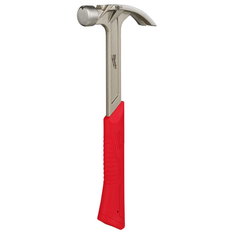 MILWAUKEE 48-22-9018 16 oz. Smooth Face Hybrid Claw Hammer