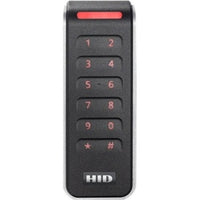 HID 20KNKS-01-00001H Signo 20K Keypad Mullion Pigtail Reader with Seos Profile, Wiegand 4-Bit, Red LED, Red Keypad Backl