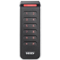HID 20KTKS-00-00066J Signo 20K Keypad Mullion Terminal Strip Reader, Standard Profile, Black with Silver Trim
