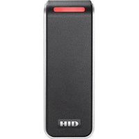 HID 20NKS-00-000000 Signo 20 Mullion Reader, 13.56MHz and 125kHz, OSDP/Wiegand, Pigtail, Mobile Ready, Black with Silver