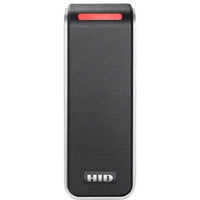 HID 20NKS-00-000041 Signo 20 Mullion Pigtail Reader, Standard Profile, Black with Silver Trim
