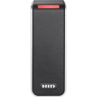 HID 20NKS-T2-000000 Signo 20 Mullion Reader, 13.56mHz Profile, OSDP/Wiegand, Pigtail, Mobile Ready, Black with Silver Tr