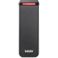 HID 20TKS-01-00001H Signo 20 Mullion Terminal Strip Reader with Seos Profile, Wiegand, LED Red, SRF On, Black with Silve