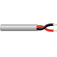 West Penn 224GY1000 18/2 Speaker Cable, CMR, 1000' (304.8m) Reel, Gray