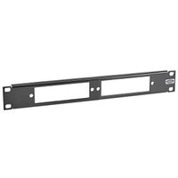 Hubbell OFPNL1U2SP Fiber Rack Mount Panel, 1-Rack Unit, 2 FSP Slots, FSP Flat Panel, Unloaded