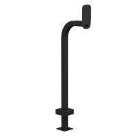 PEDESTAL 22PE1-BUT-01-CRS 44" Steel Pedestal - ButterflyMX 8" Surface Video Intercom