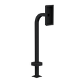 Pedestal Pro 22PE1-COMM-01-CRS 42" Steel Gooseneck Pedestal - Commend OD10 Surface