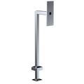 Pedestal Pro 22PE1-DOOR-03-304 45" Stainless Gooseneck Pedestal - DoorBird D31TDV