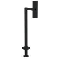 Pedestal Pro 22PE1-DOOR-06-CRS 45" Steel Gooseneck Pedestal - DoorBird D31TDV