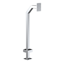 Pedestal Pro 22PE1-LIFT-01-304 42" Stainless Pedestal - Liftmaster KPW5 access system.