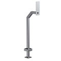 PEDESTAL PRO 22PE1-PAXT-01-304 42" Stainless Gooseneck Pedestal - Paxton Surface Mount Entry Panels