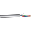 West Penn 253186BGY1000 18/6 Adio Control Cable, Shielded, Plenum CMP, 1000', Gray
