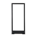 Kendall Howard 1911-3-200-24 24U 2-Post Relay Rack, CRS, Black Powder Coated